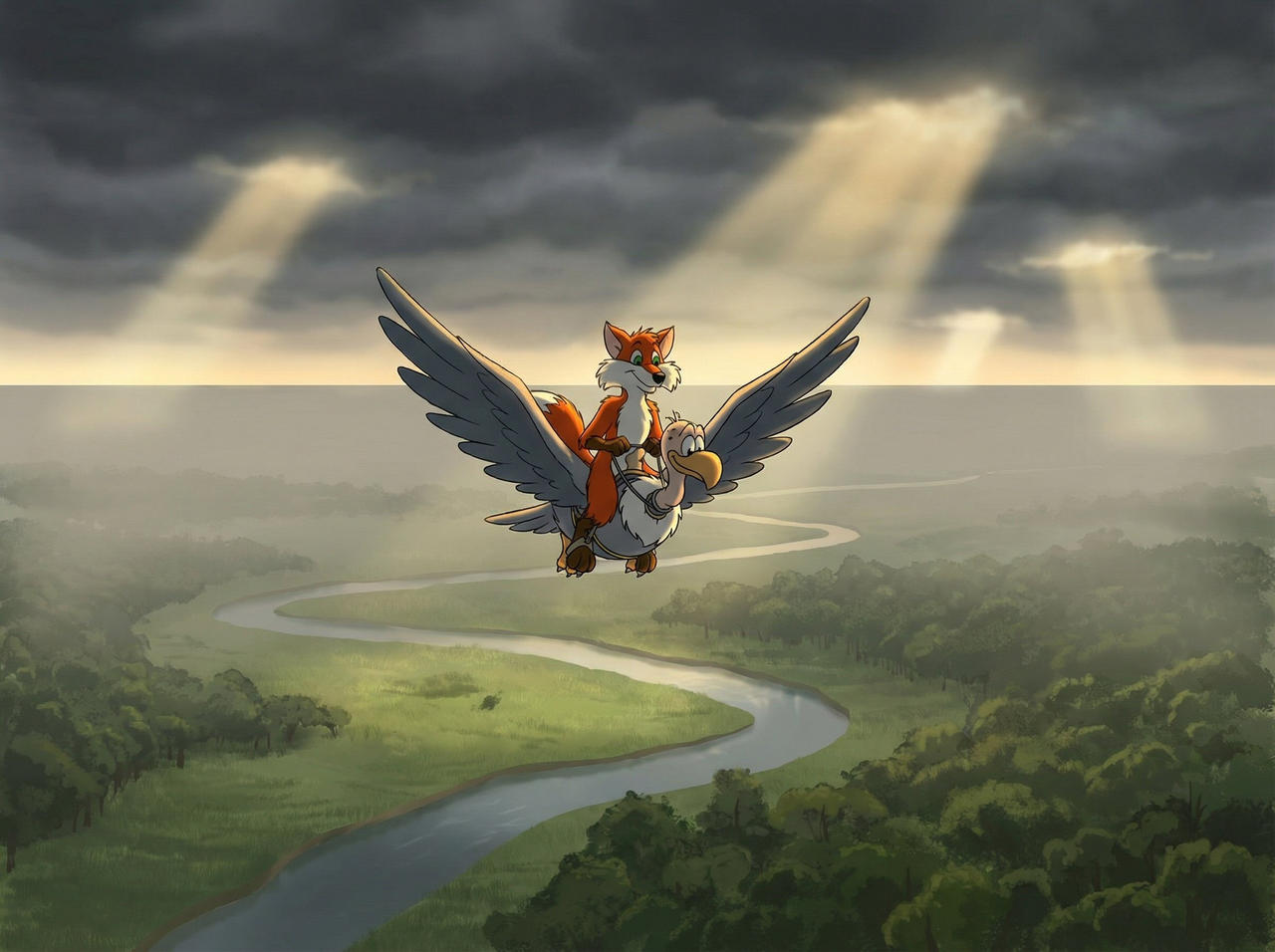 Condor Riding Condor Connection - Re-visited by AndyFox42 on DeviantArt