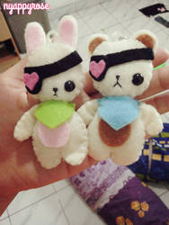 Bunny and Bear the Pirate Plush