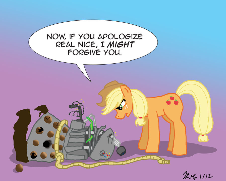 MLPFIM: Pony vs. Dalek 3 -- AppleJack