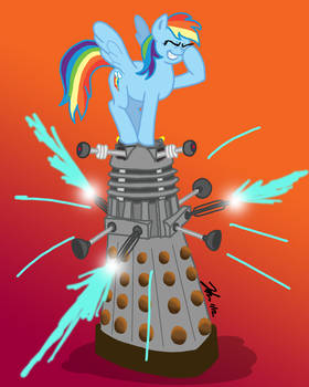 MLPFIM: Pony vs. Dalek 4 -- Rainbow Dash