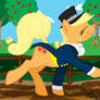 MLPFIM: AppleJack Does Dressage