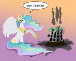 MLPFIM: Pony vs. Dalek 7 -- Princess Celestia