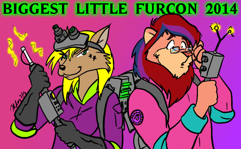 Biggest Little Furcon 2014 Badge Submission by the-gneech
