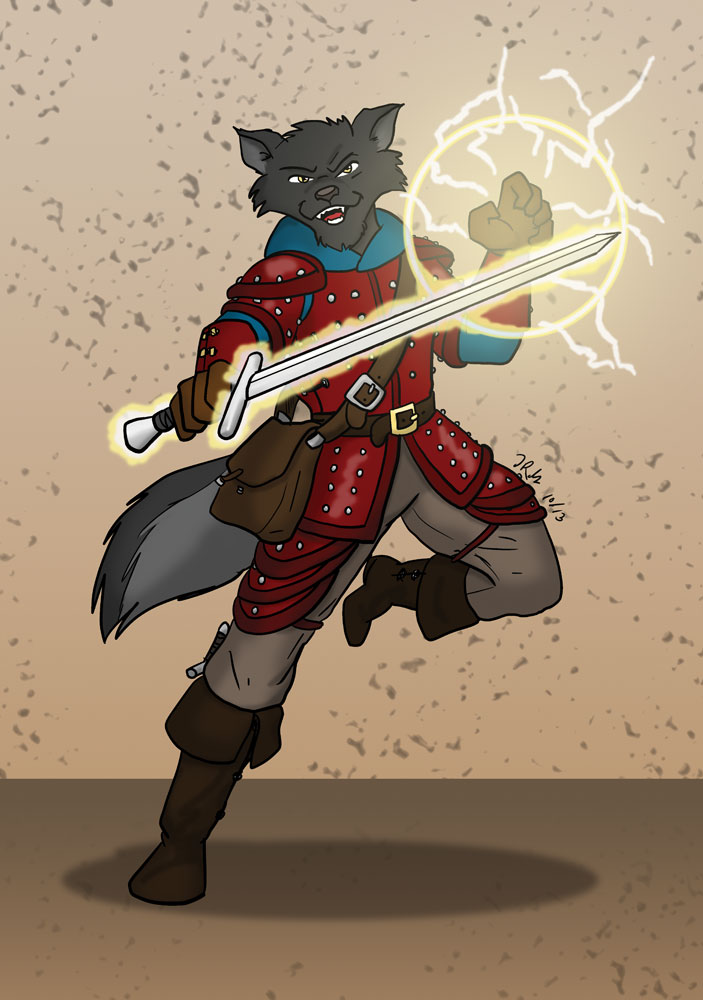 Spiritwolf Commission-- Shade the Magus