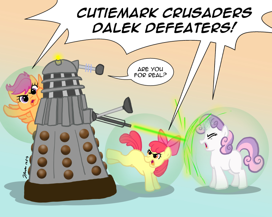 Ponies vs. Daleks Season Two: Cutiemark Crusaders!