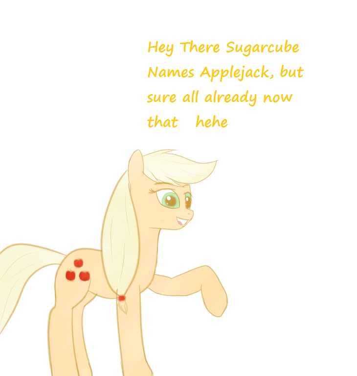 Hatless Applejack