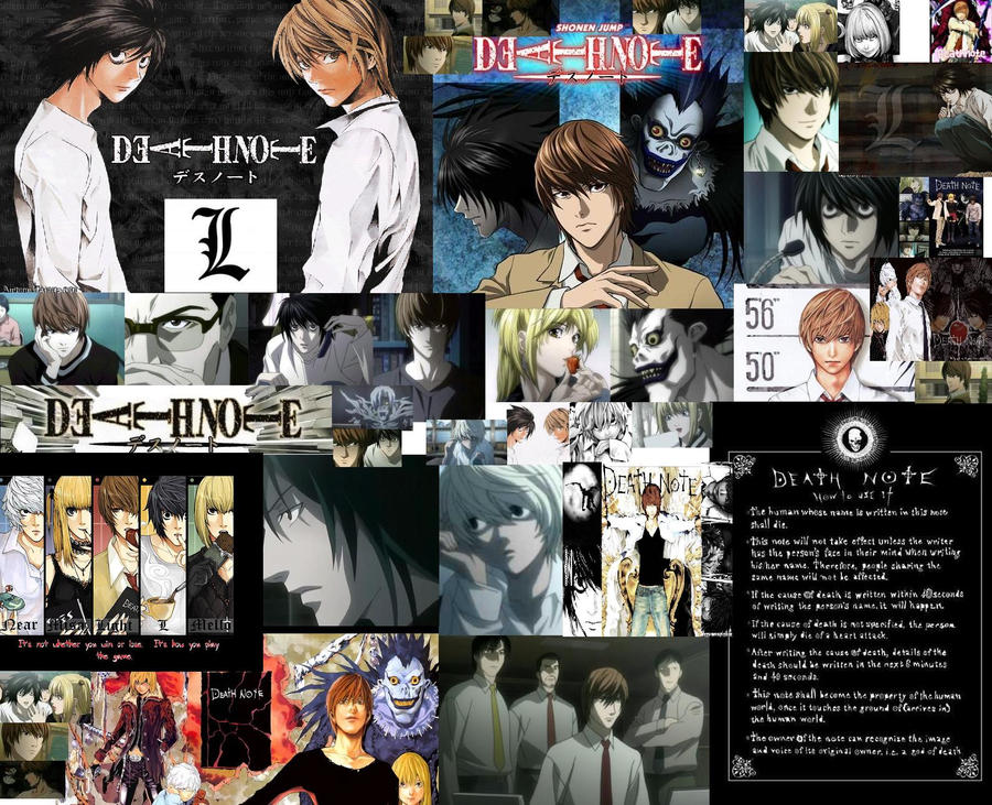 Death Note Collage by lilpuppyeyes on DeviantArt