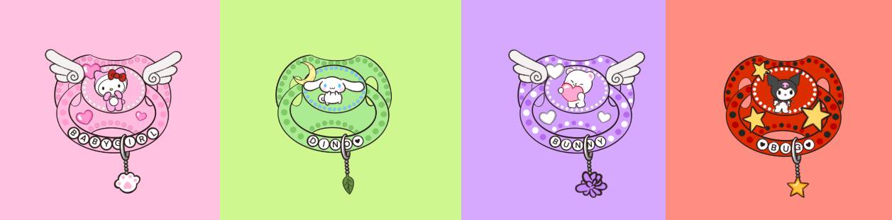 Pacifier Base Deviantart My Girls in Baby Pacifiers Picrew by KaileytheUnicornGirl on DeviantArt