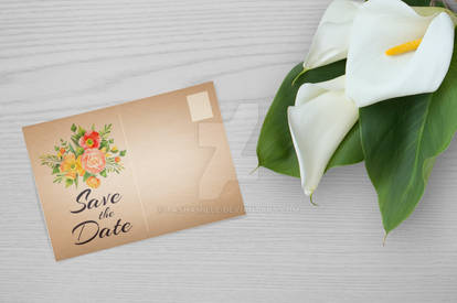 Wedding -save the date- card
