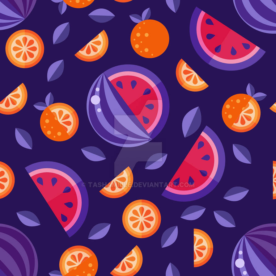 Subtle Superfruit Pattern Bold Fruit Pattern by tashamille on DeviantArt