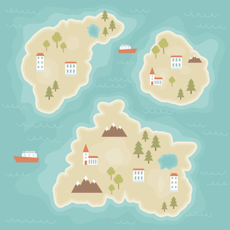 Cartoon Map by tashamille on DeviantArt