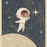 Space Retro Poster