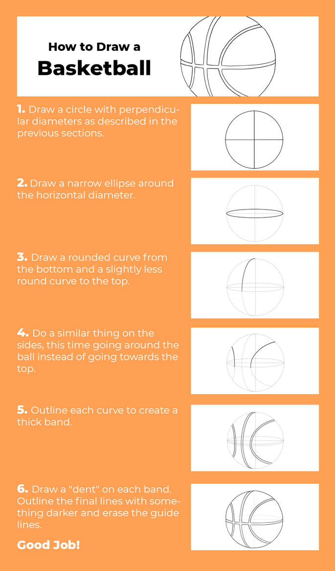 Tutorial - How to Draw a Basketball by tashamille on DeviantArt