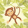 Hanging Monkey Illustration