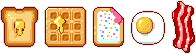 Breakfast Pixel Art