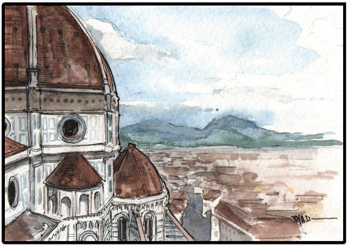 Duomo di Firenze ~ Watercolor Postcard