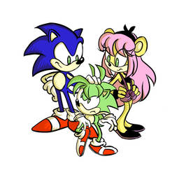 Sonic Mina and Manic