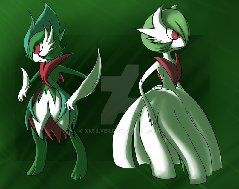 Mega Gardevoir and Gallade by XKSilver on DeviantArt.