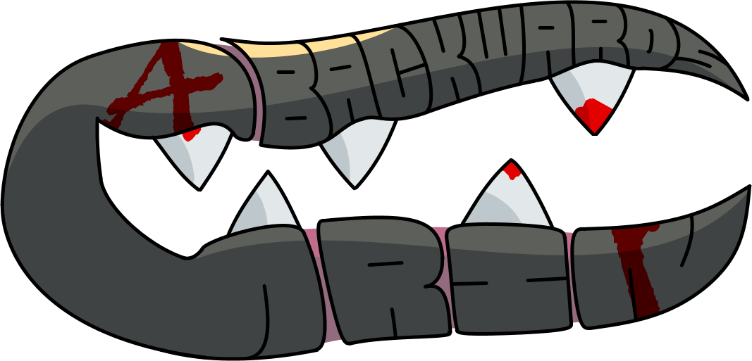 A Backwards Grin Title Card