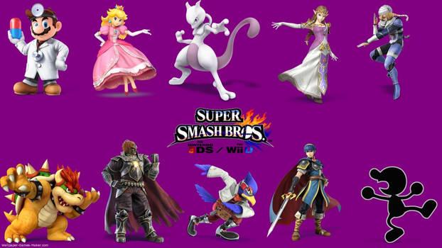 Melee Veterans (Update with Mewtwo's new render)