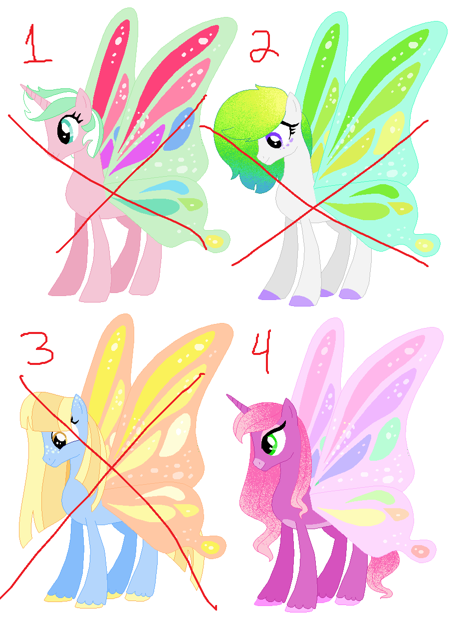 :OPEN 2/4: Butterfly Pony Adopt Batch 1