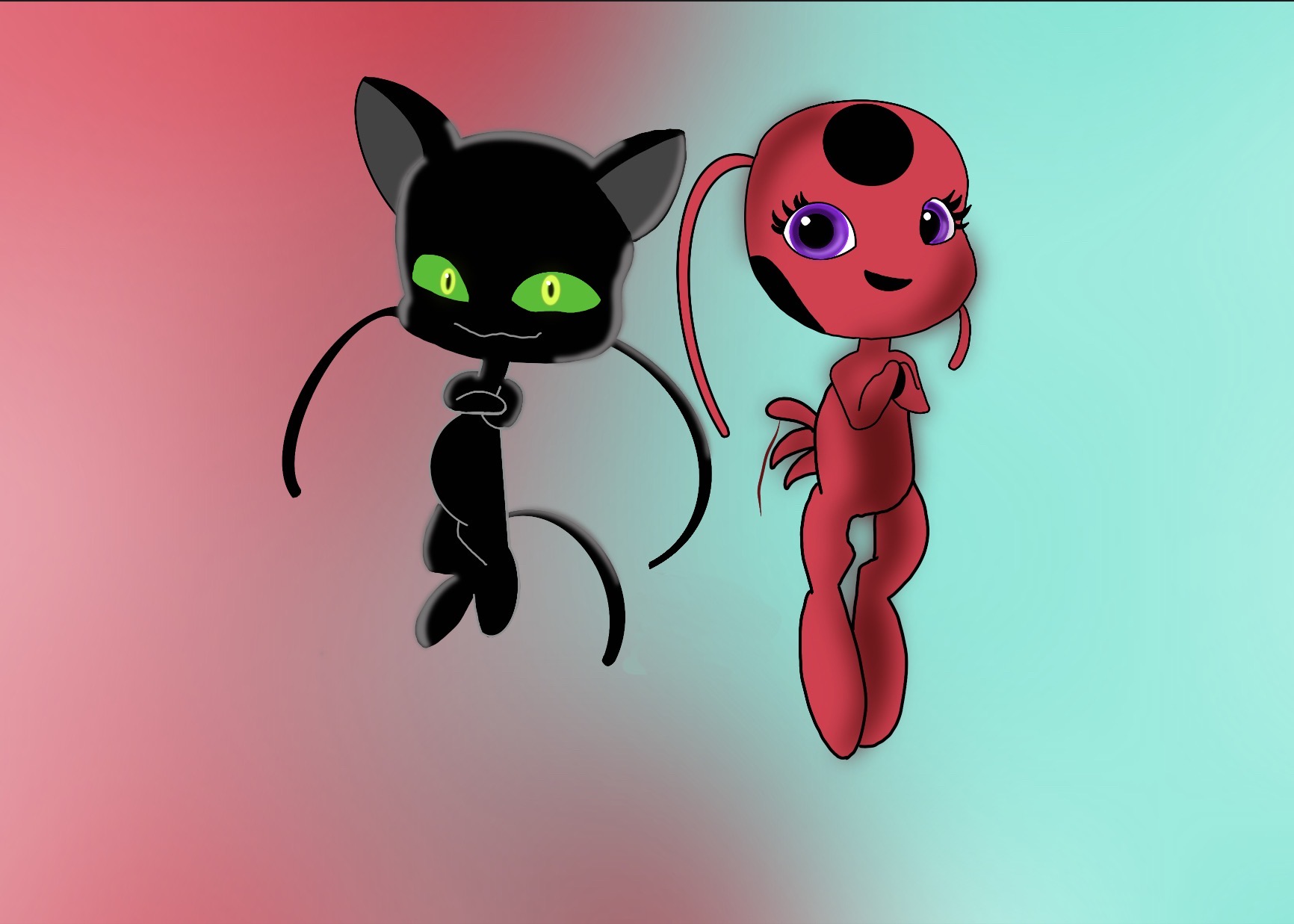 Plagg Cat Plagg and Tikki, Ladybug and Cat Noir by FavoriteCartoonGirl on DeviantArt