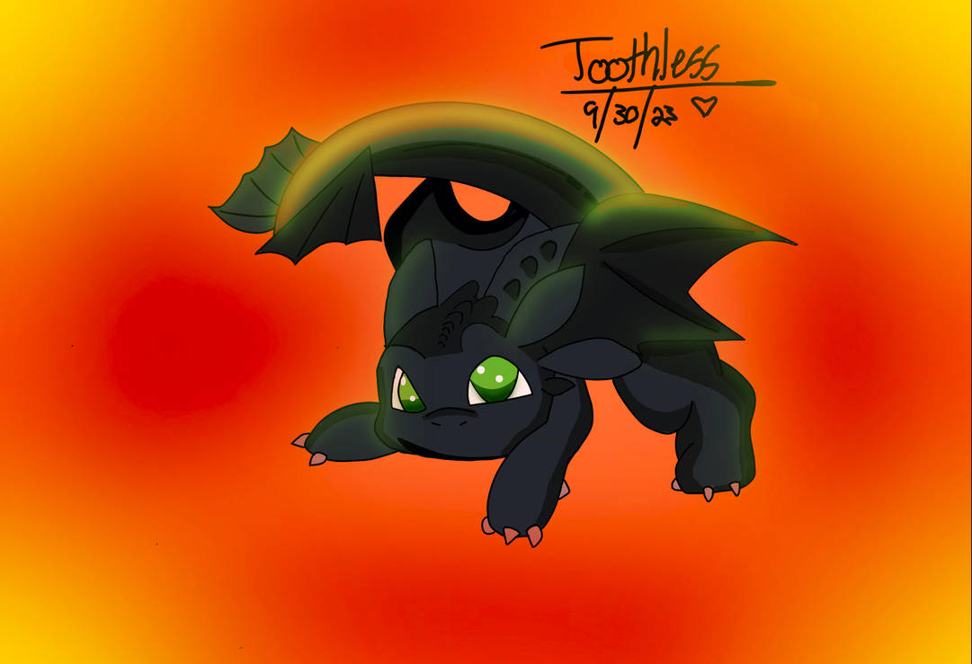 Toothlesds Oc Toothless. by FavoriteCartoonGirl on DeviantArt