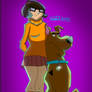 Velma Dinkley and Scooby Doo