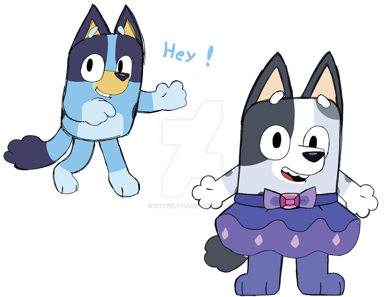 Bluey And Muffin Fanart By Kittycattak On DeviantArt bluey-and-muffin-fanart-by-kittycattak-on-deviantart