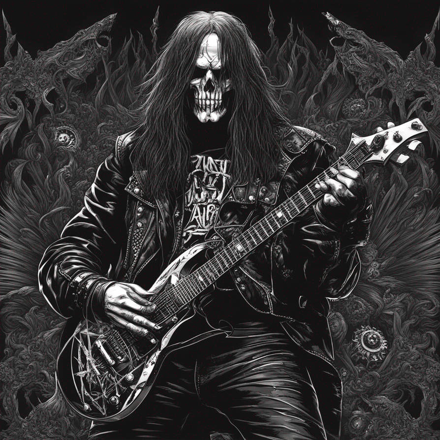 Metal Head Rocker Metalhead. Heavy Metal. Hard Rock by tietetank on DeviantArt