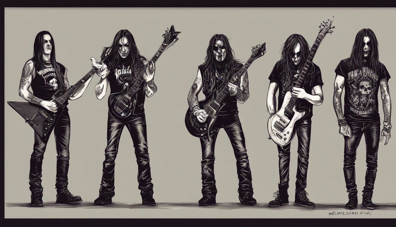 Metal Head Rocker Metalhead. Heavy Metal. Hard Rock by tietetank on DeviantArt