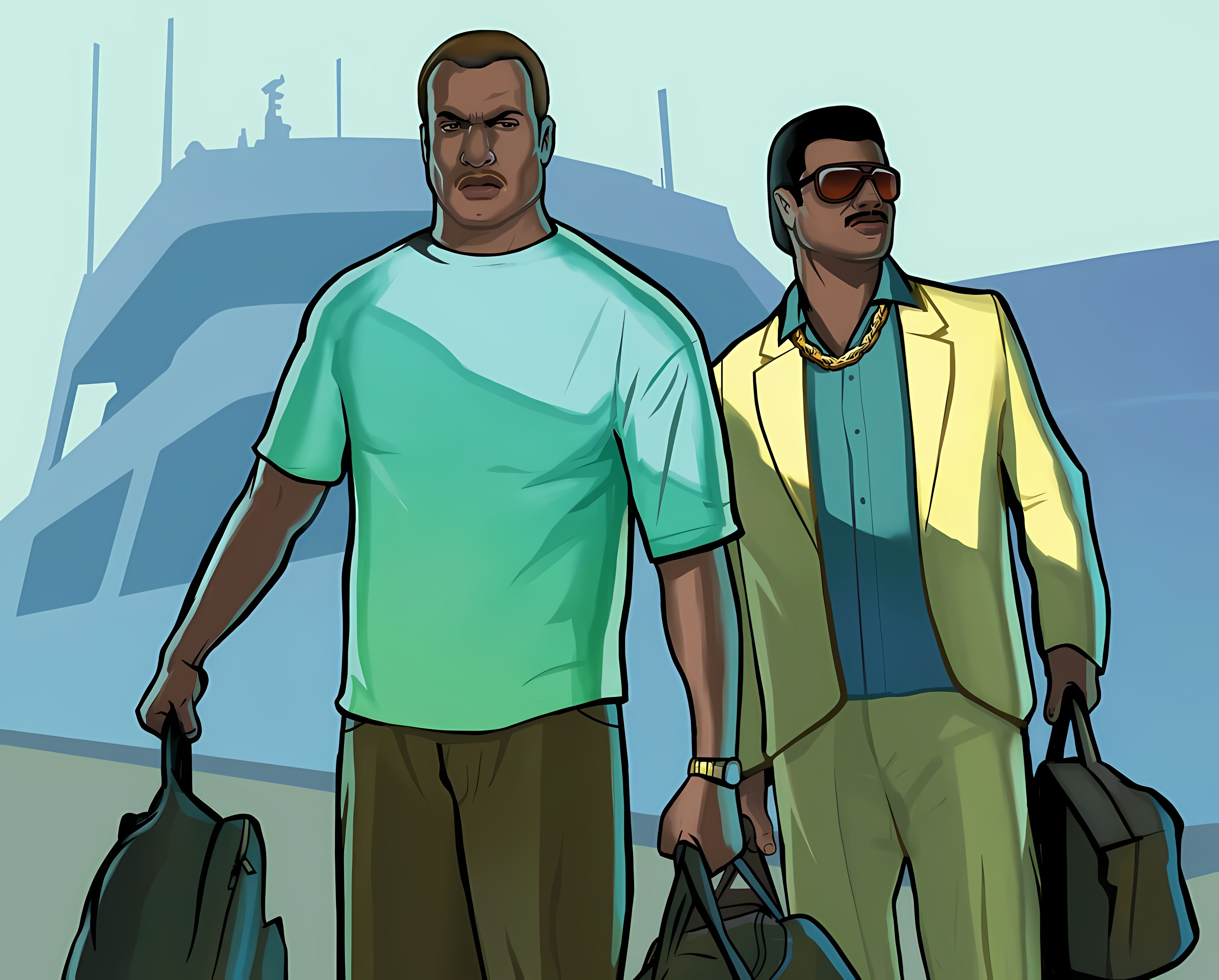 GTA VCS Victor Vance and Lance Vance Artwork HD by AxlMcManus on DeviantArt
