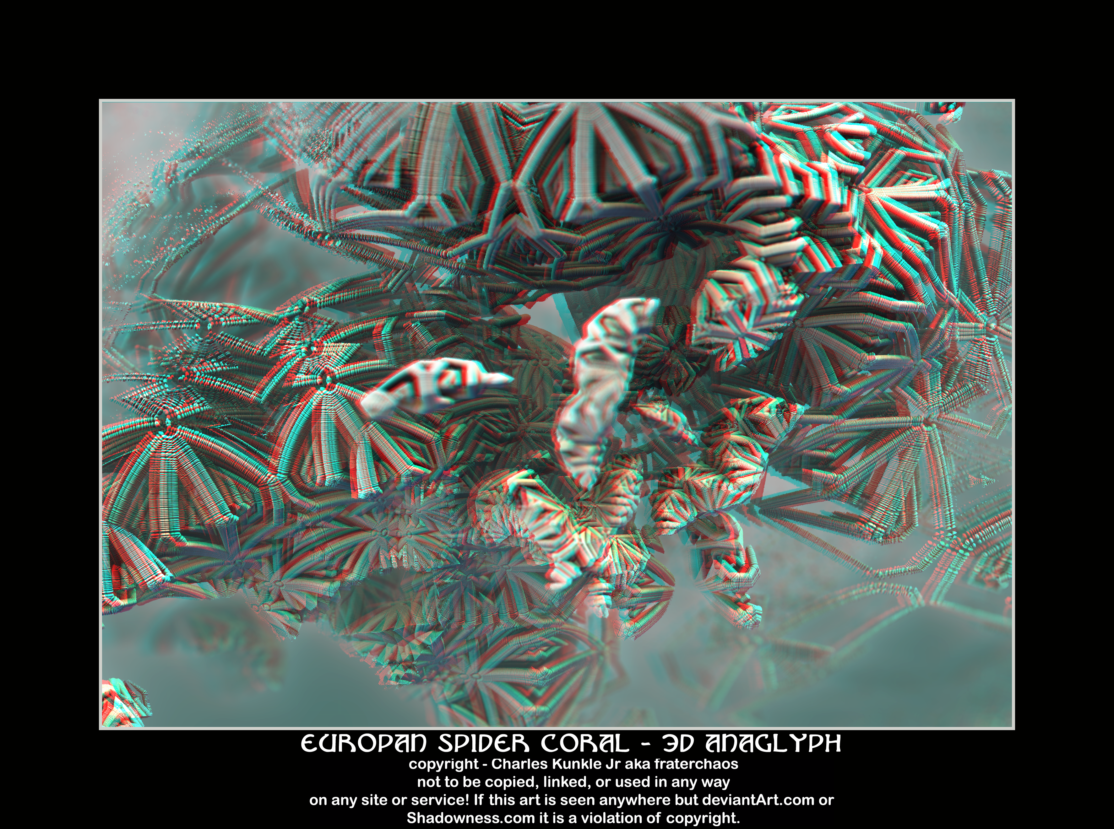 europan spder coral - sD anaglyph