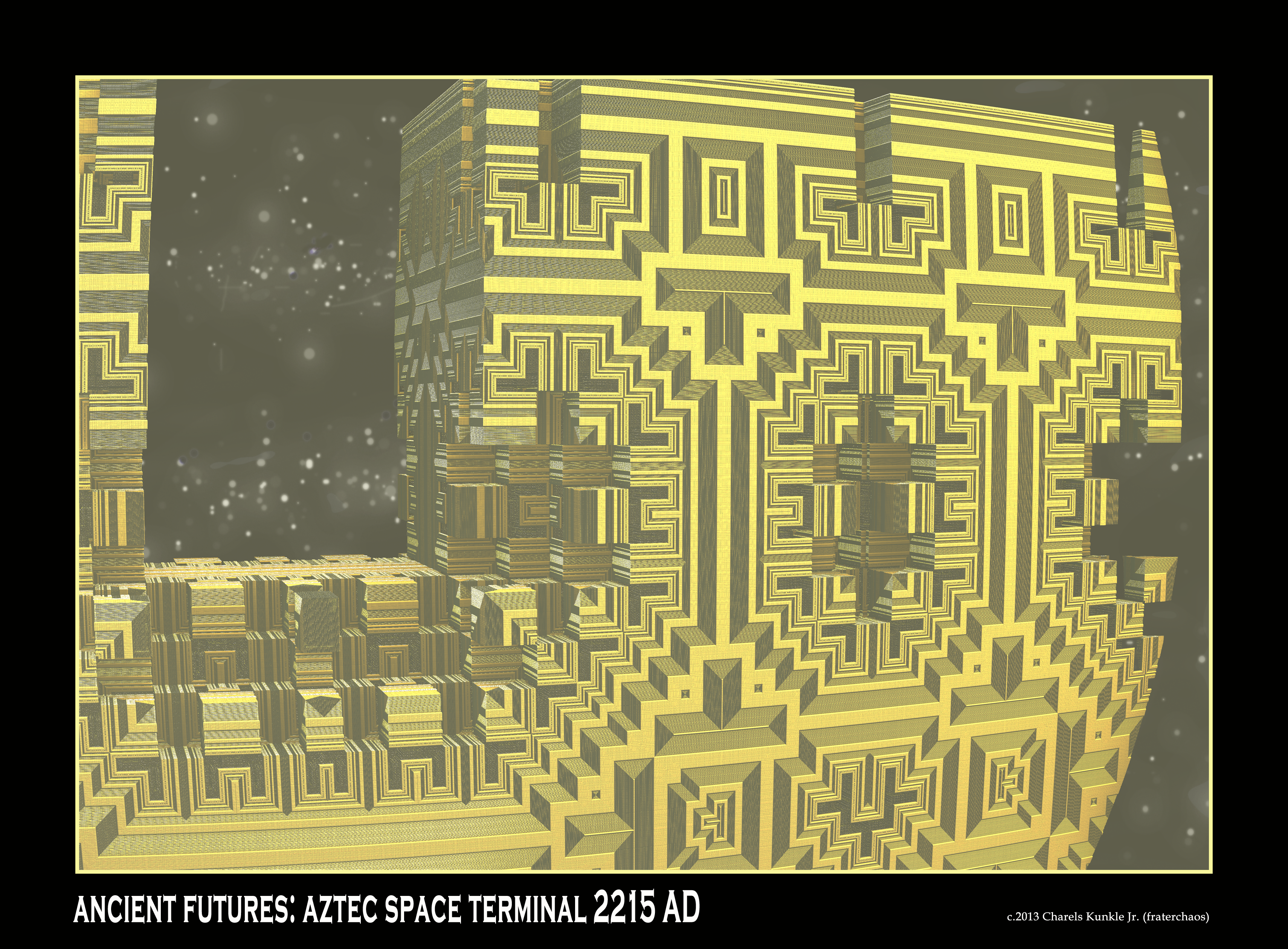 ancient futures: aztec space terminal 2215 AD