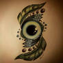 Green Eye Tattoo Design