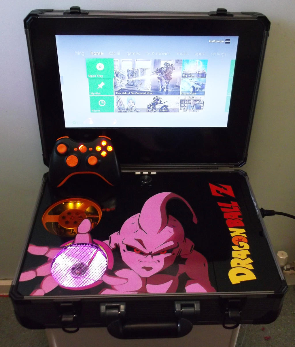 custom dragonball z xbox 360 portable 1