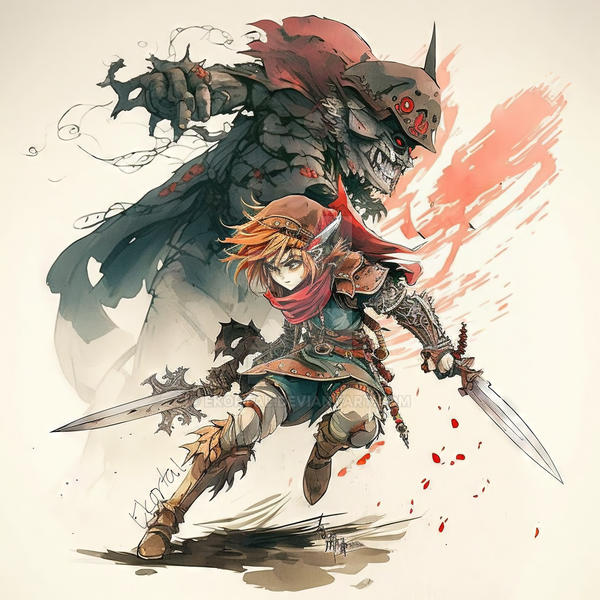 Full body Drawing of young boy link by ekortal on DeviantArt