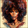 Whitney Houston style Art 80s 02