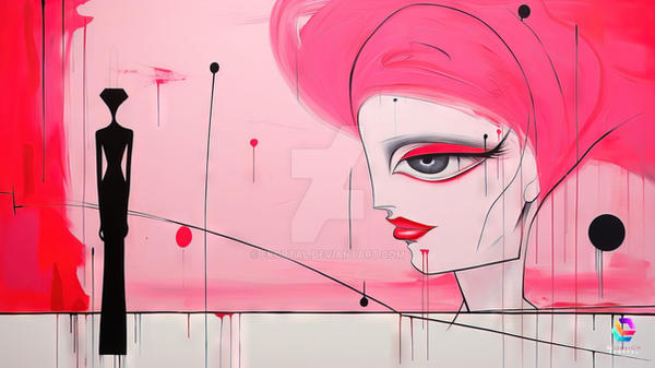 Pink Deviantart The Allure of Pink and Abstraction by EK by ekortal on DeviantArt
