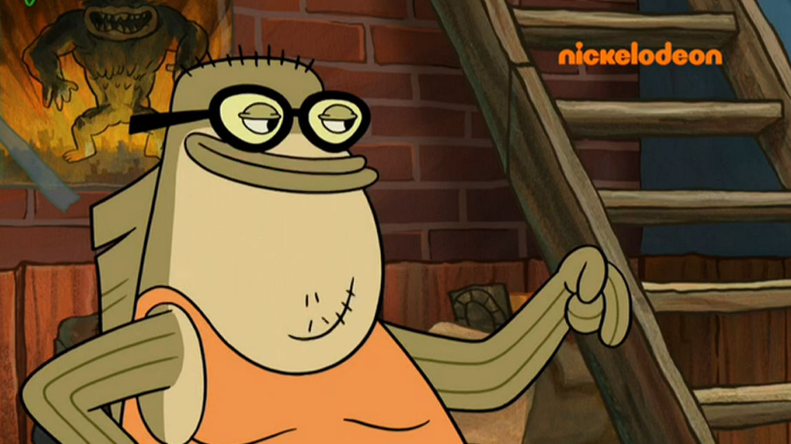 pickles guy pointing down by zeipap776 on DeviantArt