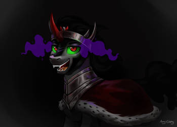 King Sombra in shadow