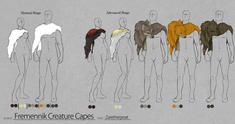 Creature capes - Final Concept