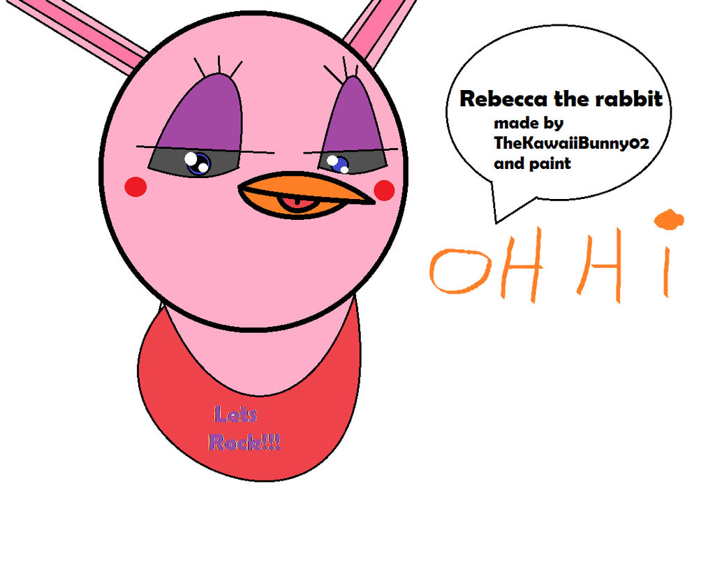 Rebecca the rabbit by TheKawaiiBunny02 on DeviantArt