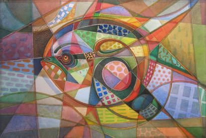 Moony Yellow-Eyed Fish. 2007