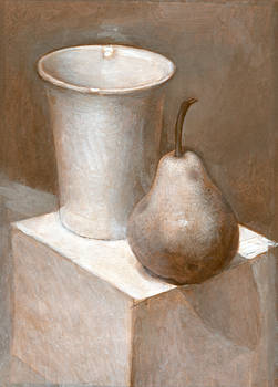 Still Life. Pear and Cup. 2003