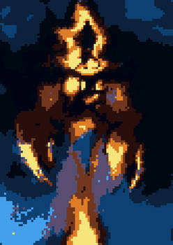 Evil Fire God Canguga V7 Pixel