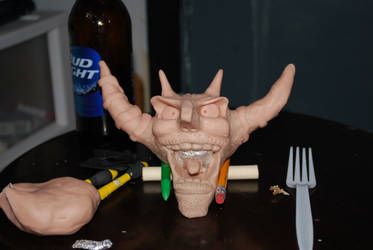 Super Sculpey DEVILS HEAD