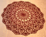 Large Pineapple Doily by Hermioneann