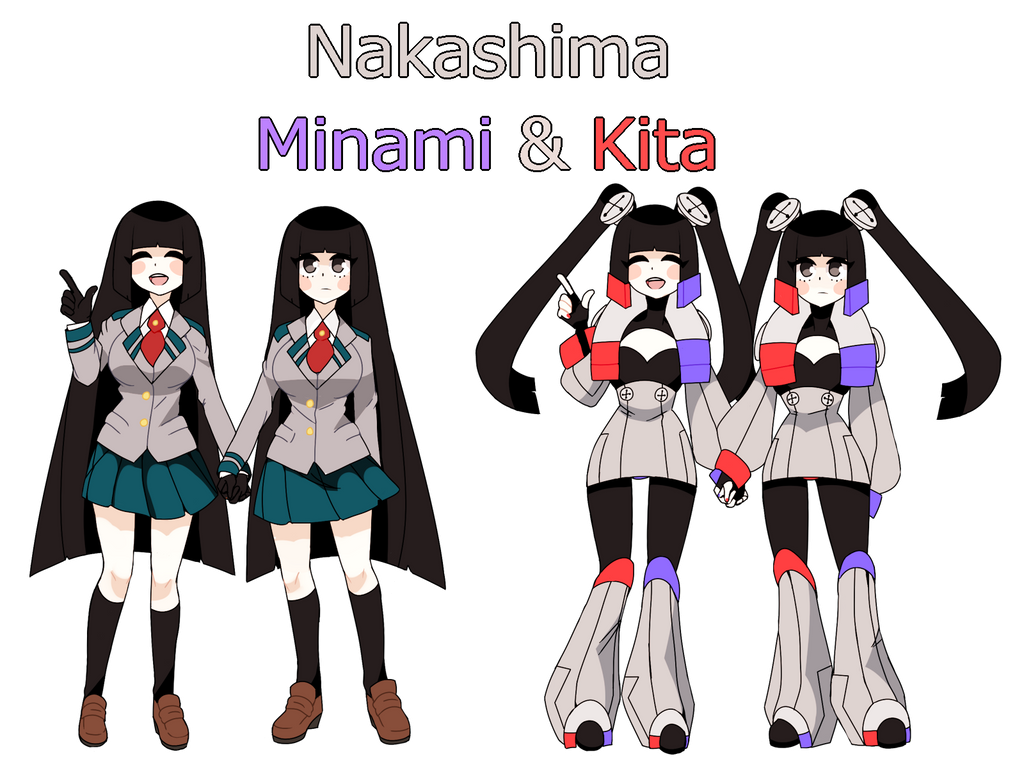 BNHA OC the twinsies by kittidere on DeviantArt 