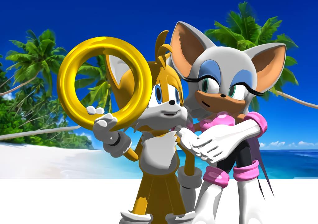 Tails Sonic X Rouge